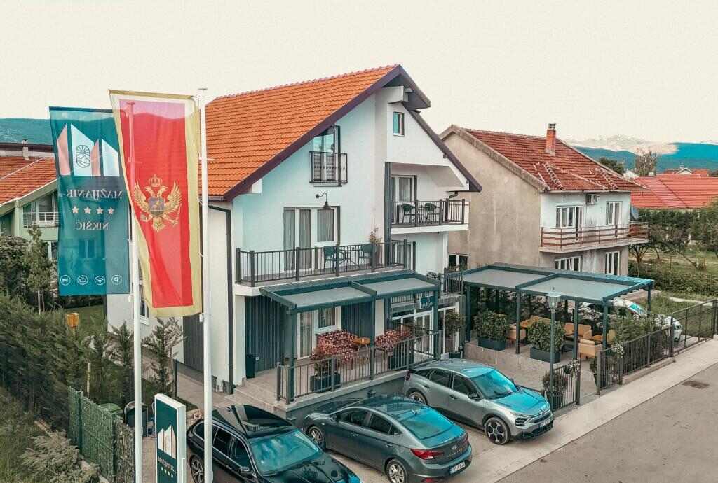 Hotel Mažijanik building seen from above